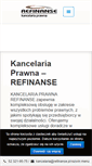 Mobile Screenshot of kancelaria.refinanse.pl